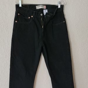 Levi's Mens 505 Black Jeans